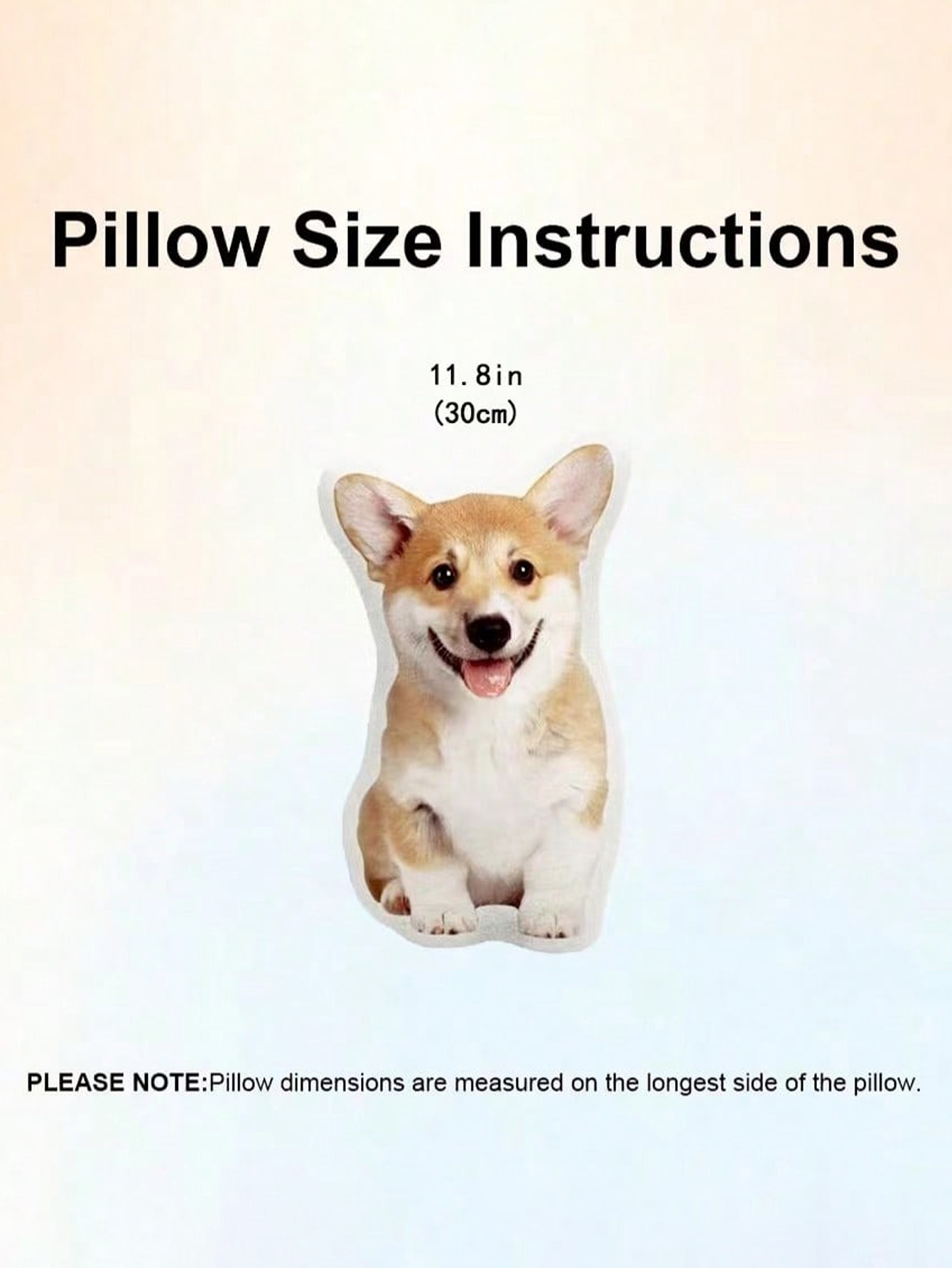 Personalized pet photo pillow